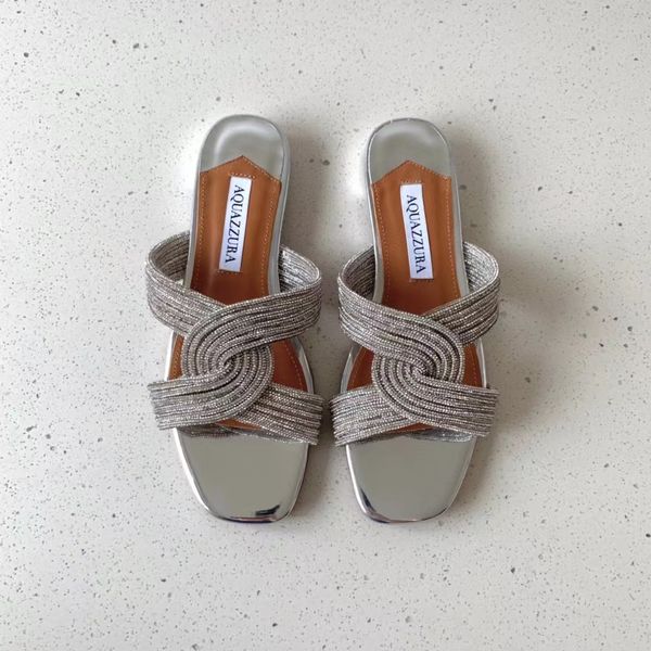 aquazzura dress shoes women slippers new designer sandals wedding foam slides set auger slingback party beach outdoor flat slipper with box, Black
aquazzura dress shoes women slippers new designer sandals wedding foam slides set auger slingback party beach outdoor flat slipper with box, Black