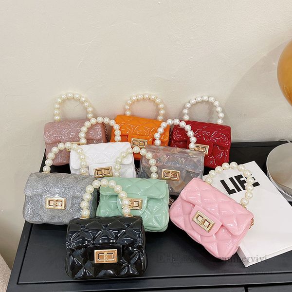 luxury children pearls chain handbags girls diamond lattice pvc messenger bags fashion kids metals buckle princess single shoulder bag q7988, Black
luxury children pearls chain handbags girls diamond lattice pvc messenger bags fashion kids metals buckle princess single shoulder bag q7988, Black
