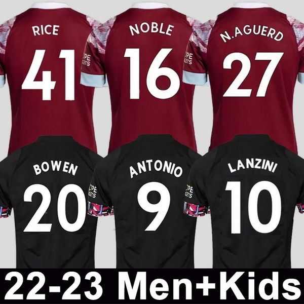 soccer jersey 22 23 home noble west hams anderson united rice bowen antonio benrahma 2022 2023 football shirt men kids kit sets boys, Black;yellow
soccer jersey 22 23 home noble west hams anderson united rice bowen antonio benrahma 2022 2023 football shirt men kids kit sets boys, Black;yellow
