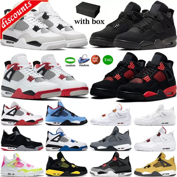 with box men women basketball shoes jumpman 4 4s sneaker military black cat fire red thunder sail white oreo pure money dark mocha
with box men women basketball shoes jumpman 4 4s sneaker military black cat fire red thunder sail white oreo pure money dark mocha