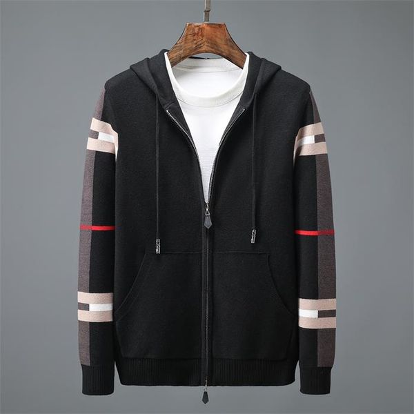 autumn and winter 2022 new men's sweater slim zipper plaid cardigan hooded coat men's fashion, Black;brown
autumn and winter 2022 new men's sweater slim zipper plaid cardigan hooded coat men's fashion, Black;brown