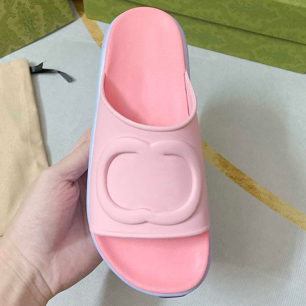 2022 women luxury designer sandals slipper leather pink summer new flat slippers thick sole fashion beach big head rainbow leatters with box, Black
2022 women luxury designer sandals slipper leather pink summer new flat slippers thick sole fashion beach big head rainbow leatters with box, Black