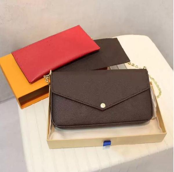 3pcs set women shoulder bag classic luxury designer handbag pochette felicie bag genuine leather handbags clutch tote messenger shopping pur
3pcs set women shoulder bag classic luxury designer handbag pochette felicie bag genuine leather handbags clutch tote messenger shopping pur