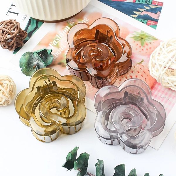 women fashion hairpins transparent hollow hair clip flower hair claw barrette non-slip hair accessories, Slivery;white
women fashion hairpins transparent hollow hair clip flower hair claw barrette non-slip hair accessories, Slivery;white