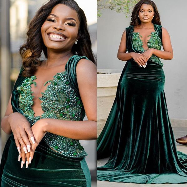 2022 plus size arabic aso ebi dark green luxurious prom dresses mermaid beaded crystals evening formal party second reception birthday engag, Black
2022 plus size arabic aso ebi dark green luxurious prom dresses mermaid beaded crystals evening formal party second reception birthday engag, Black