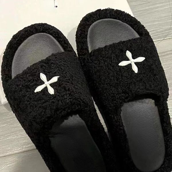 cross flower op40 rack woolen slippers 2022 new black platform flip-flops comfortable flat wool shoes
cross flower op40 rack woolen slippers 2022 new black platform flip-flops comfortable flat wool shoes