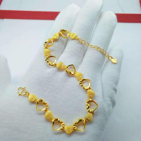 wholesale price gold strands color hearts link bangle amp bracelet for women girls fashion 24k wedding jewelry, Black
wholesale price gold strands color hearts link bangle amp bracelet for women girls fashion 24k wedding jewelry, Black