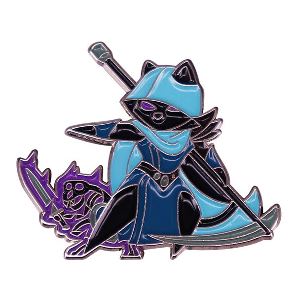 dxxxd cartoon black cat necromancers enamel pin funny kitty wizard game badge brooches backpack decoration, Blue
dxxxd cartoon black cat necromancers enamel pin funny kitty wizard game badge brooches backpack decoration, Blue