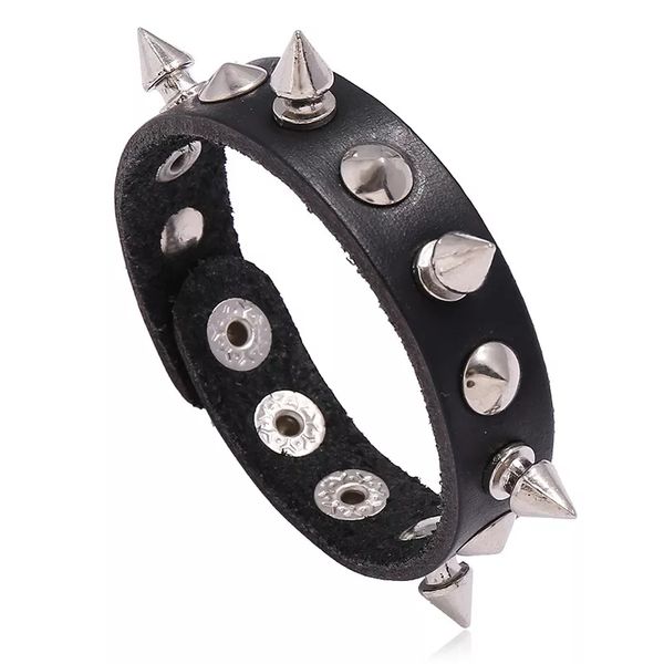 fashion leather bracelets for men women jewelry wholesale bracelet metal punk gift wristbands 2111105, Golden;silver
fashion leather bracelets for men women jewelry wholesale bracelet metal punk gift wristbands 2111105, Golden;silver