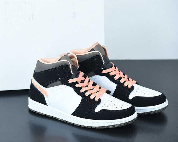 boots jumpman 1 mid shoes 1s white apricot agate balck men women trainers sneakers sports ship with box, Black
boots jumpman 1 mid shoes 1s white apricot agate balck men women trainers sneakers sports ship with box, Black