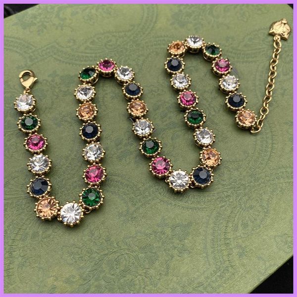 new fashion womens necklace luxury designer color diamond necklaces ladies designers jewelry gold color for party d21274i, Black
new fashion womens necklace luxury designer color diamond necklaces ladies designers jewelry gold color for party d21274i, Black