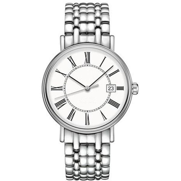 watch rose li mens automatic mechanical black white dial, Slivery;brown