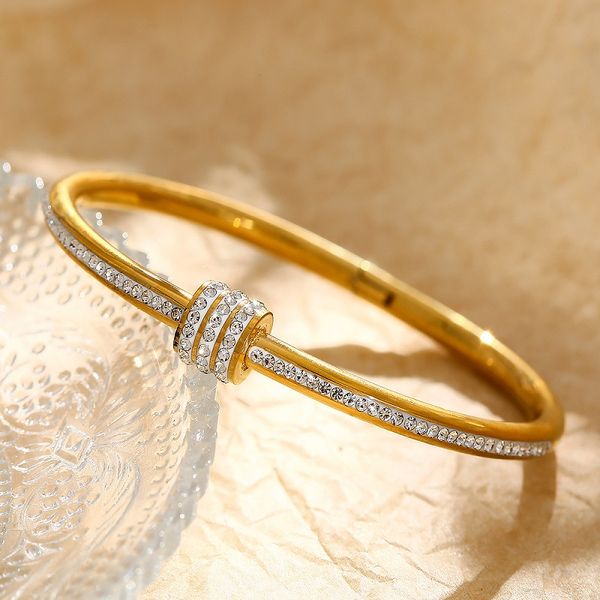 high end luxury jewelry not allergic bangle plated 18k gold full diamond bracelet classic for girls wedding party gift jewelry women 58mm 3, Black
high end luxury jewelry not allergic bangle plated 18k gold full diamond bracelet classic for girls wedding party gift jewelry women 58mm 3, Black