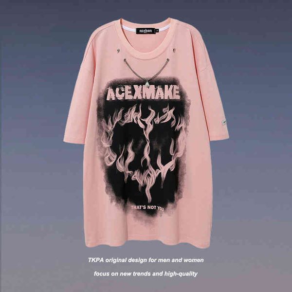 tk-pa dark street style flame love print short sleeve t-shirt men's and women's loose t-shirt summer half manufacturer discount me, White;black
tk-pa dark street style flame love print short sleeve t-shirt men's and women's loose t-shirt summer half manufacturer discount me, White;black