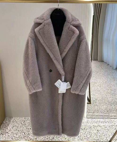 grey mm teddy bear alpaca fur women coats 101801 long style button lapel neck outerwear ladies coat polyester inside cashmere, Black
grey mm teddy bear alpaca fur women coats 101801 long style button lapel neck outerwear ladies coat polyester inside cashmere, Black