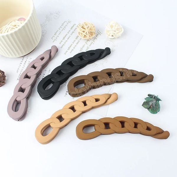 12cm frosted banana clip hairpins for women ponytail hold hair crab barrette girls fashion summer hair accessories, Slivery;white
12cm frosted banana clip hairpins for women ponytail hold hair crab barrette girls fashion summer hair accessories, Slivery;white