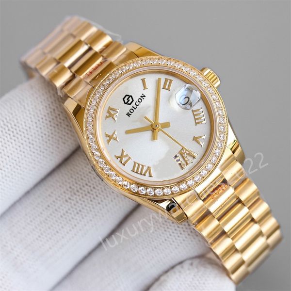 mulity styles lady dress watches zr maker diamond bezel roman dial 31mm automatic mechanica full stainless steel 2813 movement sapphire wris, Slivery;brown
mulity styles lady dress watches zr maker diamond bezel roman dial 31mm automatic mechanica full stainless steel 2813 movement sapphire wris, Slivery;brown