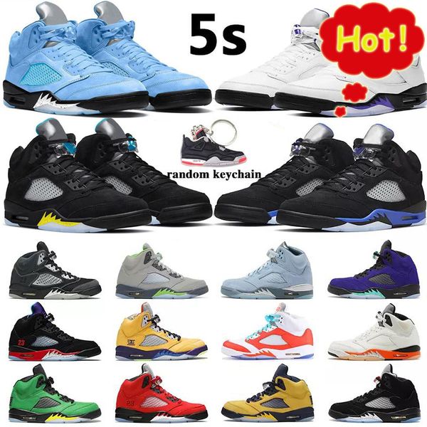 men jumpman 5 basketball shoes 5s unc raging red concord blue bird racer blue metallic green bean anthracite alternate bel sports sneakers, Black
men jumpman 5 basketball shoes 5s unc raging red concord blue bird racer blue metallic green bean anthracite alternate bel sports sneakers, Black