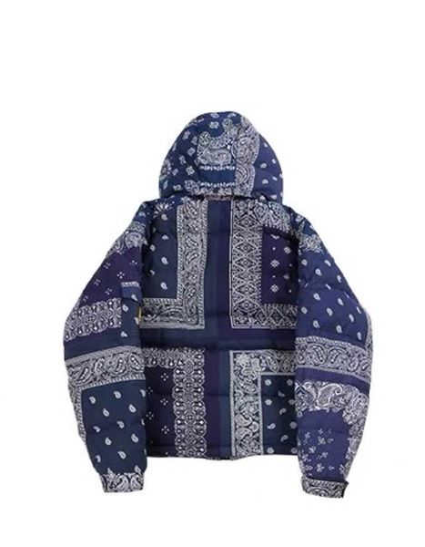 2022 new bandana readymade original antique new cloth stitched smiling face embroidered cashew nut flower hooded down jacket, Black
2022 new bandana readymade original antique new cloth stitched smiling face embroidered cashew nut flower hooded down jacket, Black