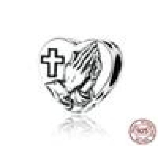 925 sterling silver thanksgiving cross charm beads fit bracelet vintage jew, Bronze;silver
925 sterling silver thanksgiving cross charm beads fit bracelet vintage jew, Bronze;silver