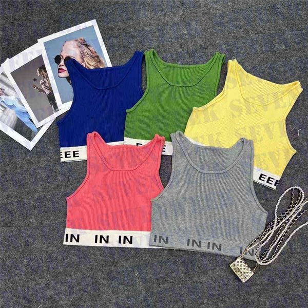 designers letter t shirts vest for women summer sleeveless knitted tshirt clothing beach tanks, White
designers letter t shirts vest for women summer sleeveless knitted tshirt clothing beach tanks, White