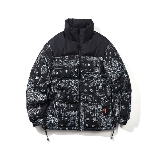 hip hop paisley jacket parka streetwear men windbreaker winter cotton down bubble coat couples bandana bomber winter jacket, Black
hip hop paisley jacket parka streetwear men windbreaker winter cotton down bubble coat couples bandana bomber winter jacket, Black