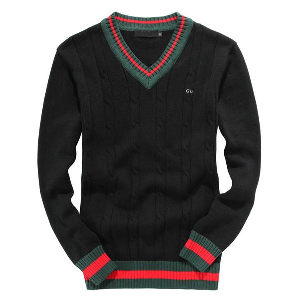 men s designer sweater warm letter embroidery round neck luxury fashion men's cardigan t5, White;black