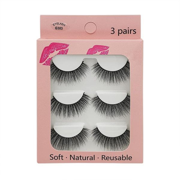 3 pairs thick natural false eyelashes set soft & vivid reusable hand made multilayer winged fake lashes extensions full strip lashes with lo
3 pairs thick natural false eyelashes set soft & vivid reusable hand made multilayer winged fake lashes extensions full strip lashes with lo