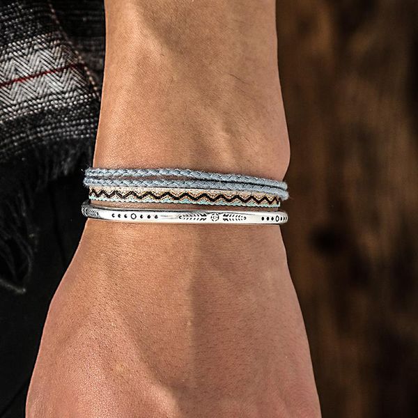 925 silver plated strands fashion simple bracelet amp bangle tibetan tassel friendship knot rope set handmade party jewelry, Black
925 silver plated strands fashion simple bracelet amp bangle tibetan tassel friendship knot rope set handmade party jewelry, Black