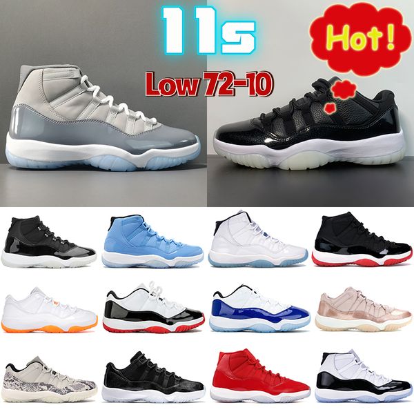 72-10 cool grey 11 11s mens basketball shoes 25th anniversary low legend university blue white bred concord pantone cap and gown men, Black
72-10 cool grey 11 11s mens basketball shoes 25th anniversary low legend university blue white bred concord pantone cap and gown men, Black