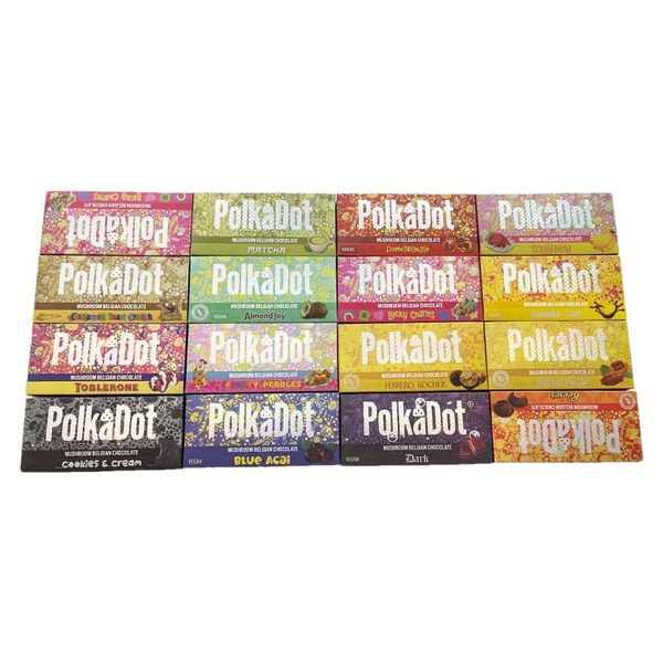27 flavors polkadot chocolate package boxes with chocolate mold 4g mushrooms mushroom chocolates bars packing w/master box
27 flavors polkadot chocolate package boxes with chocolate mold 4g mushrooms mushroom chocolates bars packing w/master box