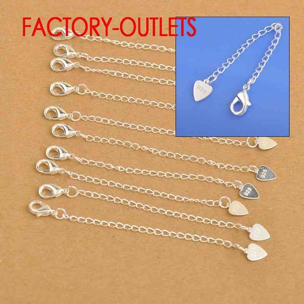wholesale fashion jewelry findings ameeli extension chains with heart tag lobster clasps for necklace bracelets, Gray
wholesale fashion jewelry findings ameeli extension chains with heart tag lobster clasps for necklace bracelets, Gray