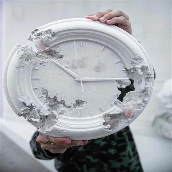 -selling daniel arsham 28cm 3kg the exhibition limits eroded wall clock sculpture and the corrosion of clocks tablearts mo231f
-selling daniel arsham 28cm 3kg the exhibition limits eroded wall clock sculpture and the corrosion of clocks tablearts mo231f