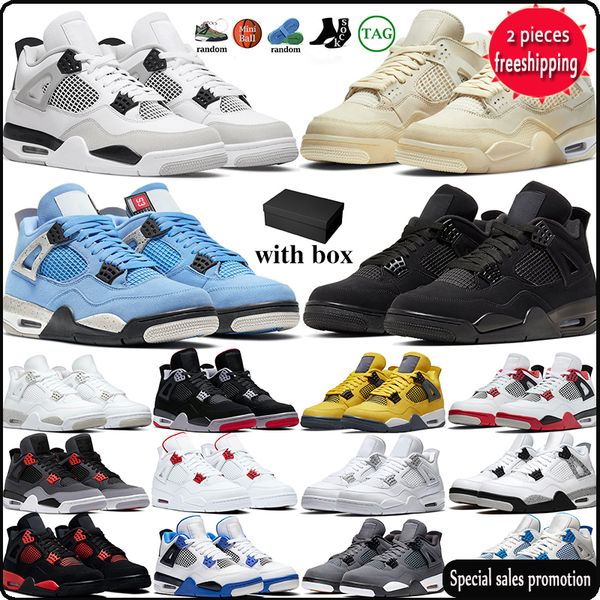 with box 4s basketball shoes women men 4 military black cat white oreo fire red thunder sail university blue cool grey infrared metallic
with box 4s basketball shoes women men 4 military black cat white oreo fire red thunder sail university blue cool grey infrared metallic