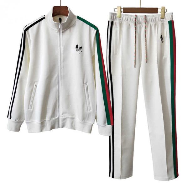 double g mens suit adid designer sports jacket pants fashion casual loose zipper jackets sweatpants pants two piece men women sportswear, Gray
double g mens suit adid designer sports jacket pants fashion casual loose zipper jackets sweatpants pants two piece men women sportswear, Gray