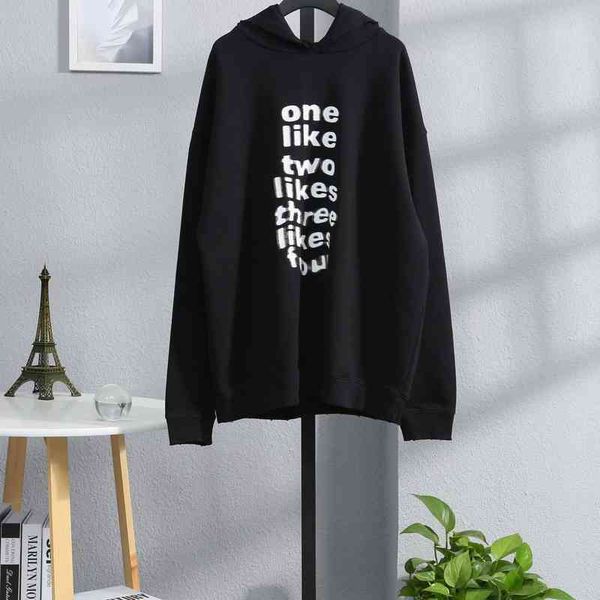 high end famous printed hoodie luxury brand pure cotton ripped long sleeve original design quality loose, Black
high end famous printed hoodie luxury brand pure cotton ripped long sleeve original design quality loose, Black
