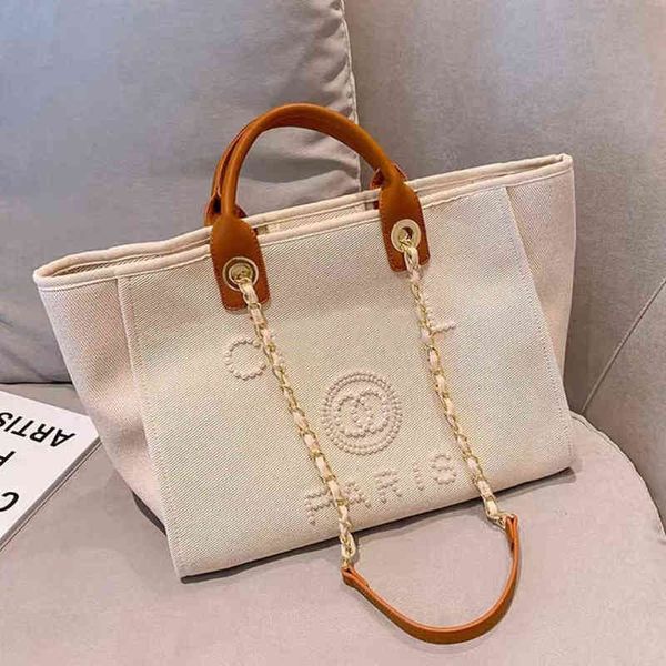luxury fashion women's handbags evening bags brand ch pearl tote canvas beach bag female portable large capacity big handbag designers
luxury fashion women's handbags evening bags brand ch pearl tote canvas beach bag female portable large capacity big handbag designers