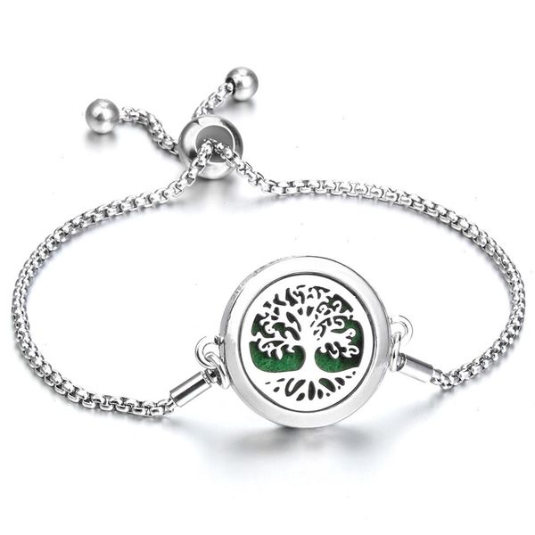 perfume bracelet essential strands oil diffuser aromatherapy locket tree of life stainless steel zinc alloy, Black
perfume bracelet essential strands oil diffuser aromatherapy locket tree of life stainless steel zinc alloy, Black