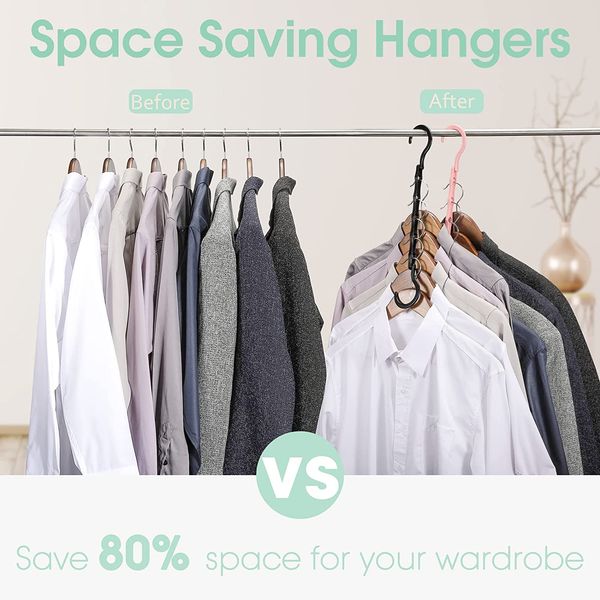 nobemall magic space saving hangers sturdy multifunction plastic hanger with five hole closet storage organization clothes hanger
nobemall magic space saving hangers sturdy multifunction plastic hanger with five hole closet storage organization clothes hanger
