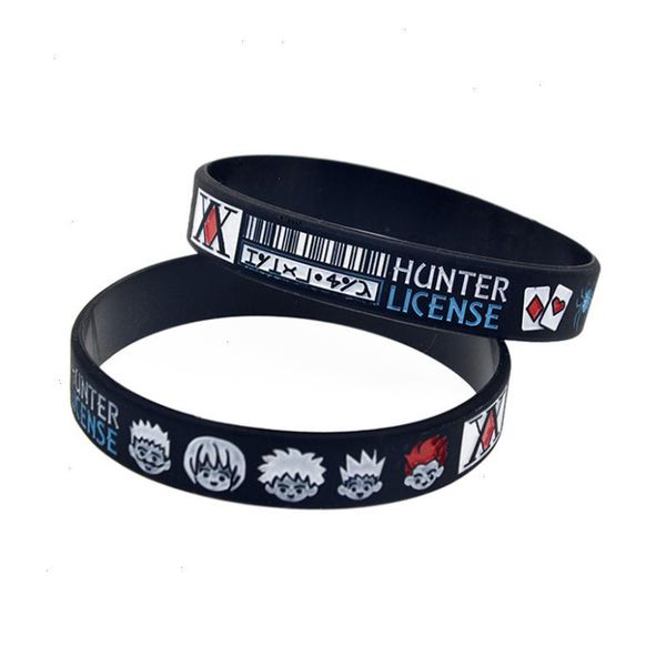 anime hunter x strands sport bracelet license card ging ss cartoon hisoka kurapika killua bangle silicone, Black
anime hunter x strands sport bracelet license card ging ss cartoon hisoka kurapika killua bangle silicone, Black