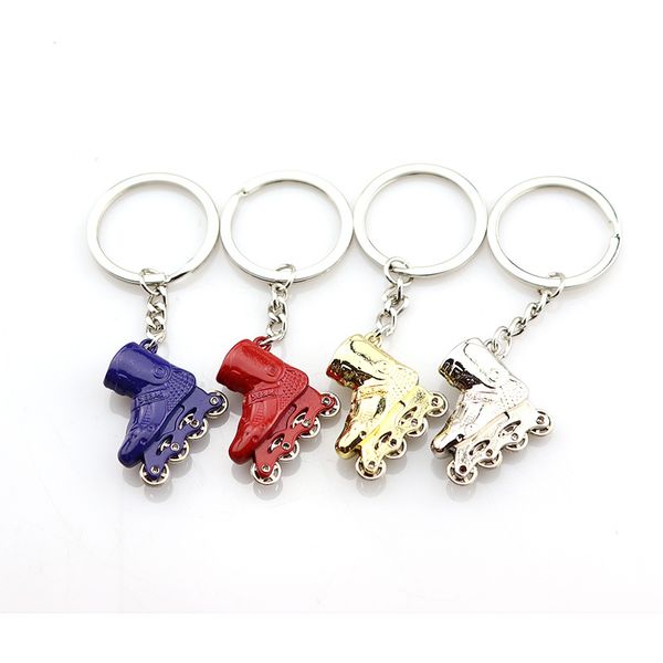 new roller skate keychain men women exquisite key chains accessory gifts keyring bags charms for unisex, Silver
new roller skate keychain men women exquisite key chains accessory gifts keyring bags charms for unisex, Silver