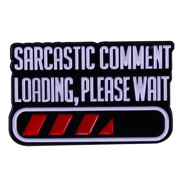 sarcastic comment loading please waitenamel pin funny brooch badge clothes hat backpack decoration jewelry accessories, Blue
sarcastic comment loading please waitenamel pin funny brooch badge clothes hat backpack decoration jewelry accessories, Blue
