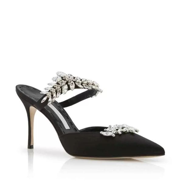 2023 luxury lurum sandals shoes for women high heels leaf crystal-embellished satin mules strappy sandalias slippers pointed toe brand pumps, Black
2023 luxury lurum sandals shoes for women high heels leaf crystal-embellished satin mules strappy sandalias slippers pointed toe brand pumps, Black