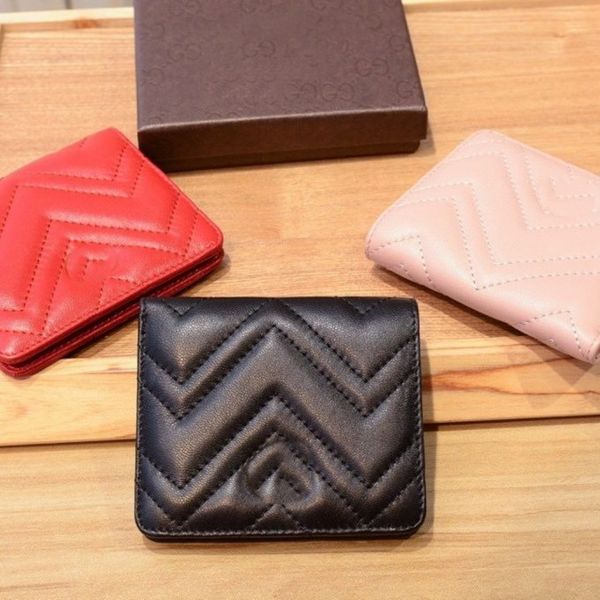 classic vintage womens wallets soft leather multi-card position female short clutch bags designer ladies metal buckle credit card holders st, Red;black
classic vintage womens wallets soft leather multi-card position female short clutch bags designer ladies metal buckle credit card holders st, Red;black