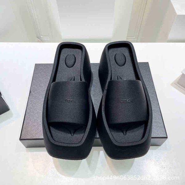 slippers straight dw water platform thick soled slippers summer cash candy color mercerized fabric heightening women's shoes 3j8k, Black
slippers straight dw water platform thick soled slippers summer cash candy color mercerized fabric heightening women's shoes 3j8k, Black