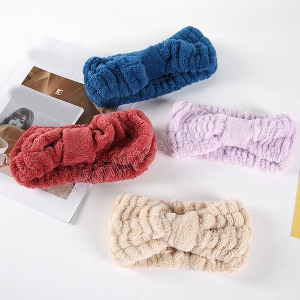 coral fleece headband washing face elastic hair bands girls headwear middle knotted turban headwrap hair accessories, Slivery;white
coral fleece headband washing face elastic hair bands girls headwear middle knotted turban headwrap hair accessories, Slivery;white