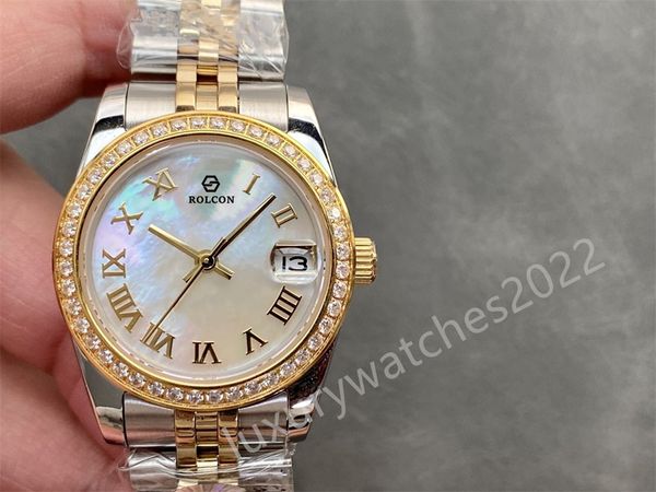lady watch gs maker diamond bezel roman dial 31mm asia 2813 movemnt siiver president strap women full stainless steel automatic mechanical w, Slivery;brown
lady watch gs maker diamond bezel roman dial 31mm asia 2813 movemnt siiver president strap women full stainless steel automatic mechanical w, Slivery;brown