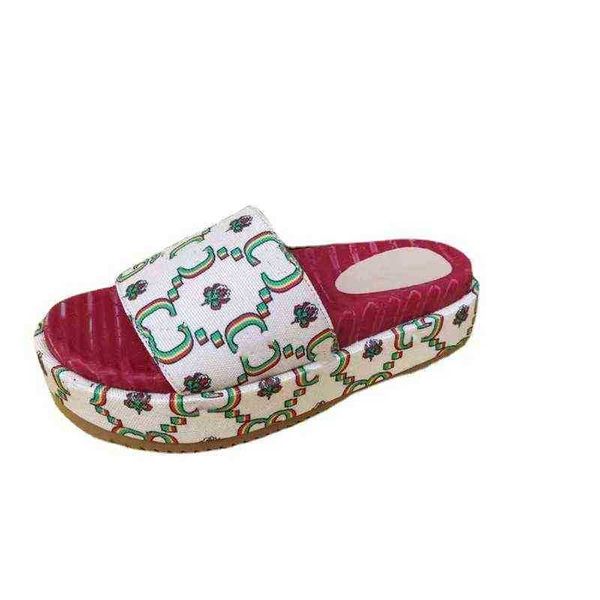 2022 summer old flower embroidery muffin printing increased thick soled slippers double one line women's flat, Black
2022 summer old flower embroidery muffin printing increased thick soled slippers double one line women's flat, Black