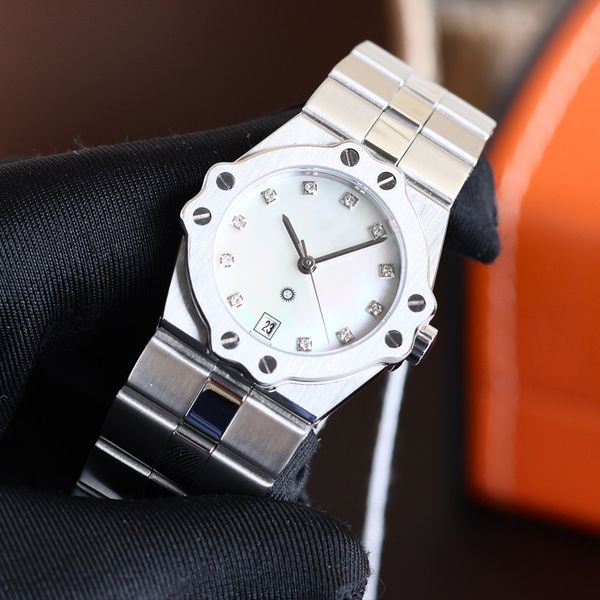 fashion classic women's sports watch 28mm stainless steel band quartz movement 5156 ladies bracelet watches woman luxury watch designer, Slivery;golden
fashion classic women's sports watch 28mm stainless steel band quartz movement 5156 ladies bracelet watches woman luxury watch designer, Slivery;golden