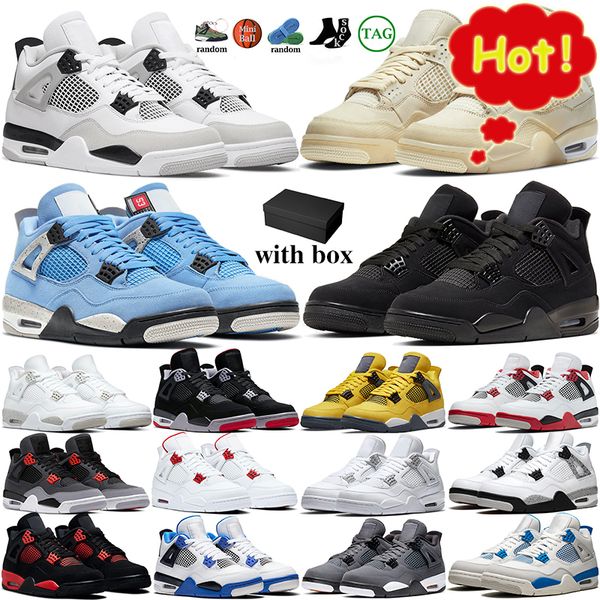 with box 4s basketball shoes women men 4 military black cat white oreo fire red thunder sail university blue cool grey infrared metallic
with box 4s basketball shoes women men 4 military black cat white oreo fire red thunder sail university blue cool grey infrared metallic